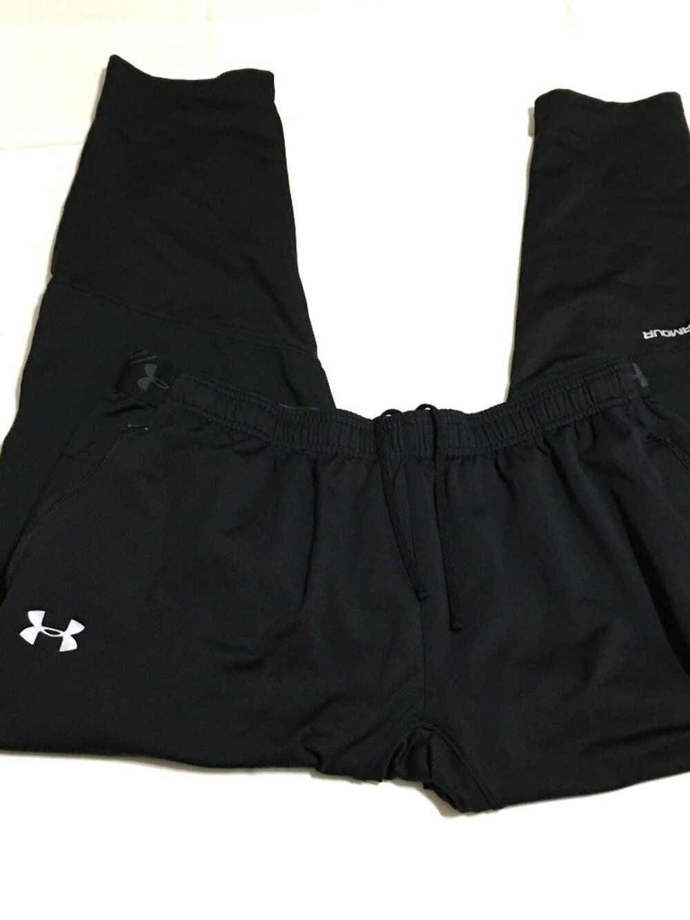 Under Armour Track Pants Mens 2XL Coldgear Fitted Black